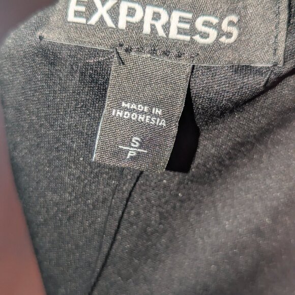 NWT Express Animal Print Maxi Dress High Neck Side Cutout Strappy Chiffon Small - Picture 5 of 6